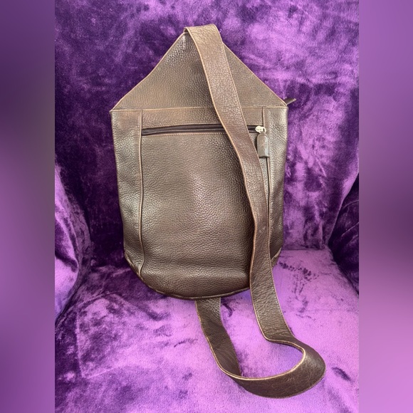 The Sak leather crossbody backpack - Picture 3 of 5